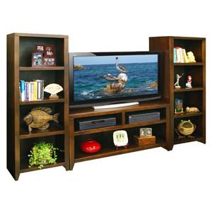 48" TV Cart & 2 Bookcase Piers